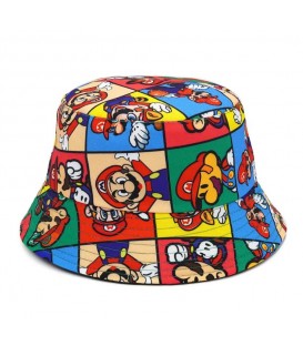 Gorro Bucket Super Mario Bros Personajes Gorros Sombrero